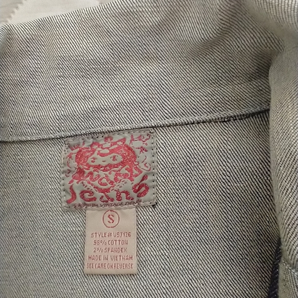 Ladies' Two-Tone Denim Jacket, Size Small (S) - Picture 4 of 4